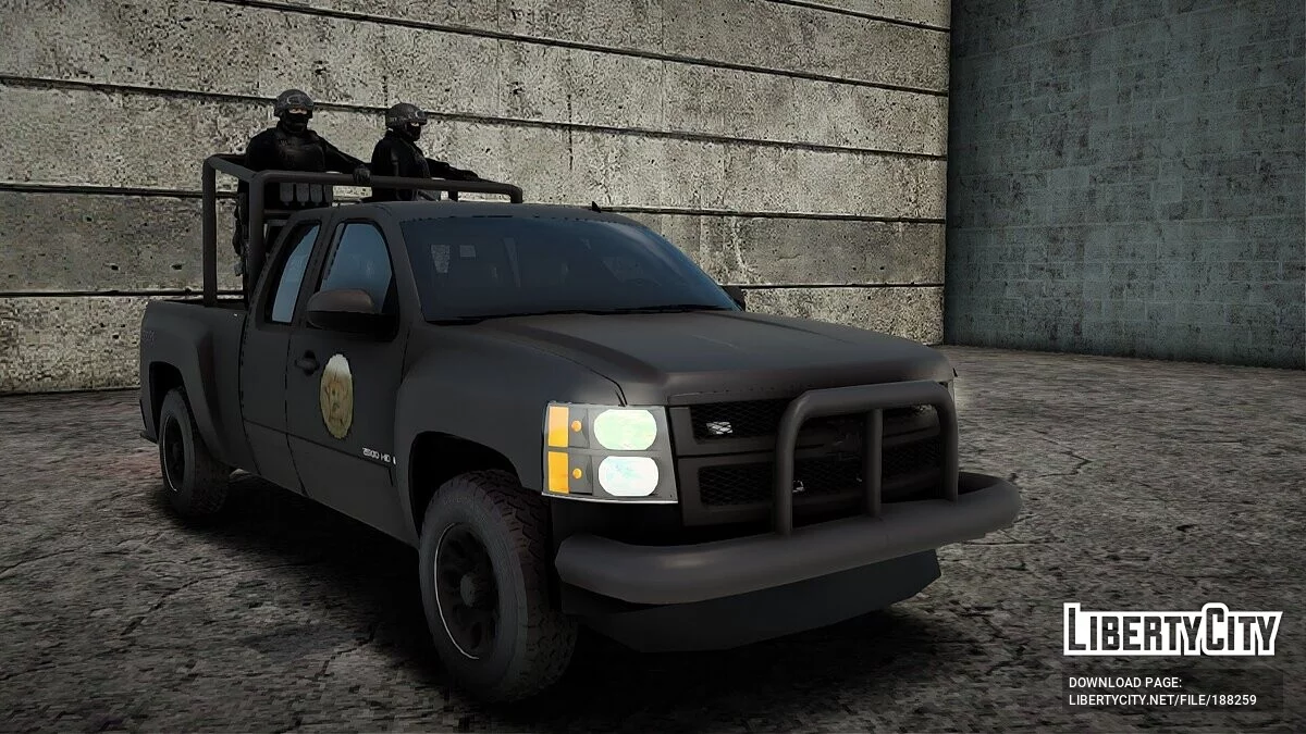 Chevrolet Silverado de G.A.T.E / GTA San Andreas
