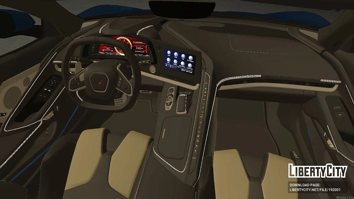 Chevrolet Corvette C8 + CCD / GTA San Andreas