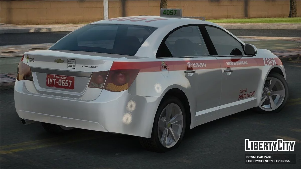 Chevrolet Cruze TAXI Porto Alegre / GTA San Andreas