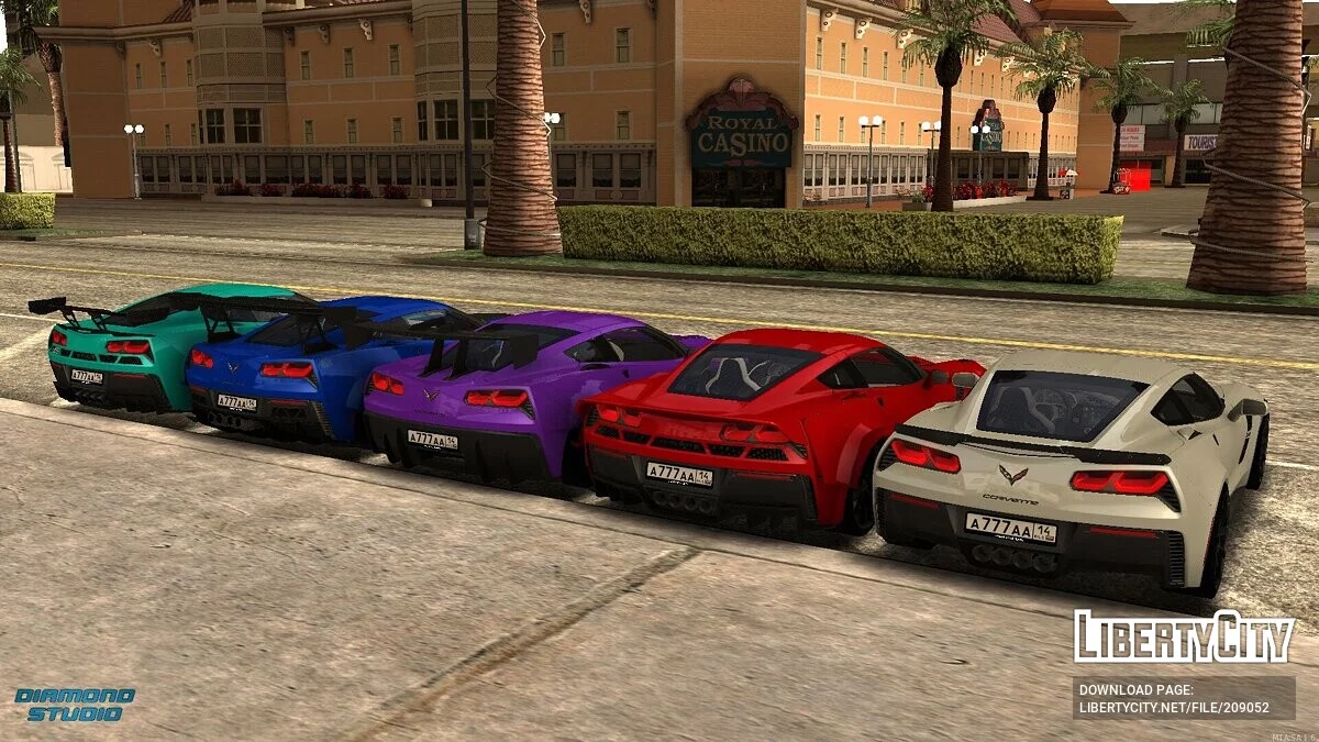 Chevrolet Corvette + CCD / GTA San Andreas