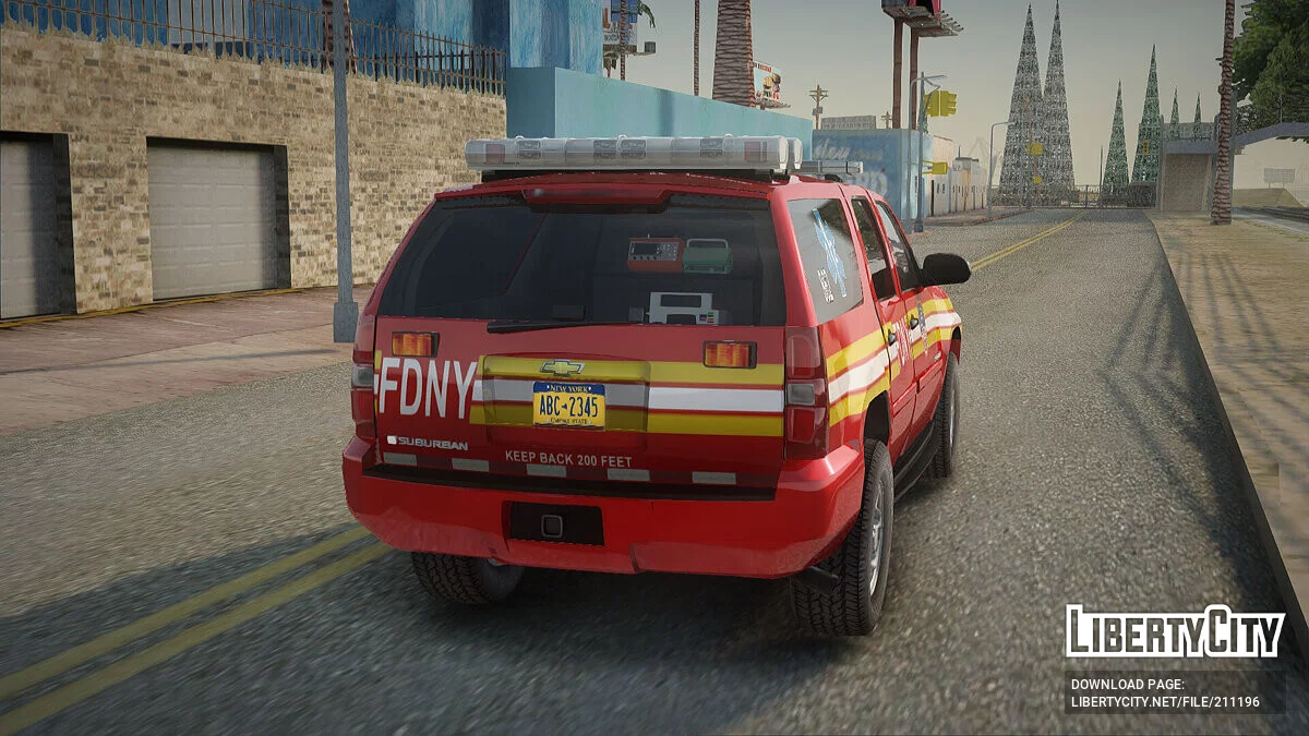 Chevrolet Suburban EMS Supervisor 862 / GTA San Andreas
