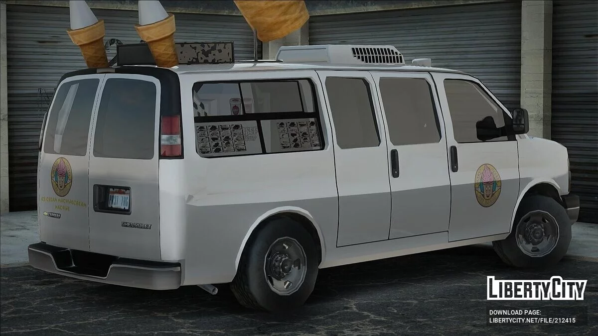 Chevrolet Chevy Frienly Ice Cream Van / GTA San Andreas