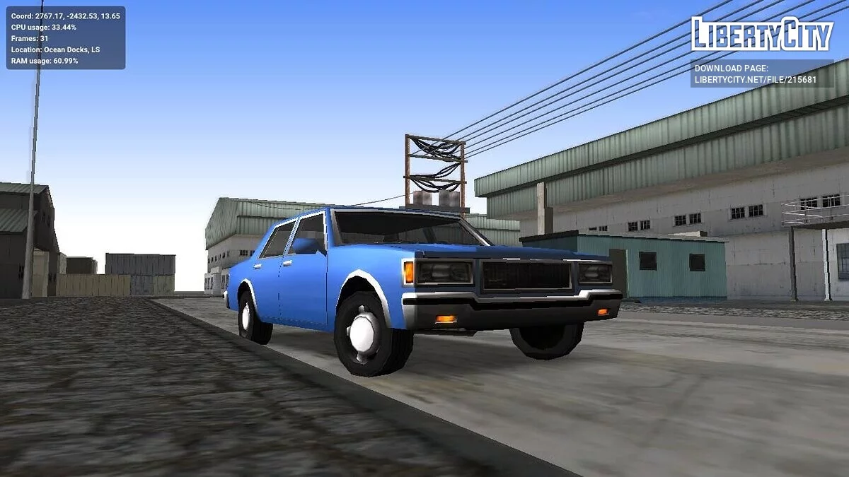 Declasse Premier 1989 (copcarvg Сivilian) / GTA San Andreas