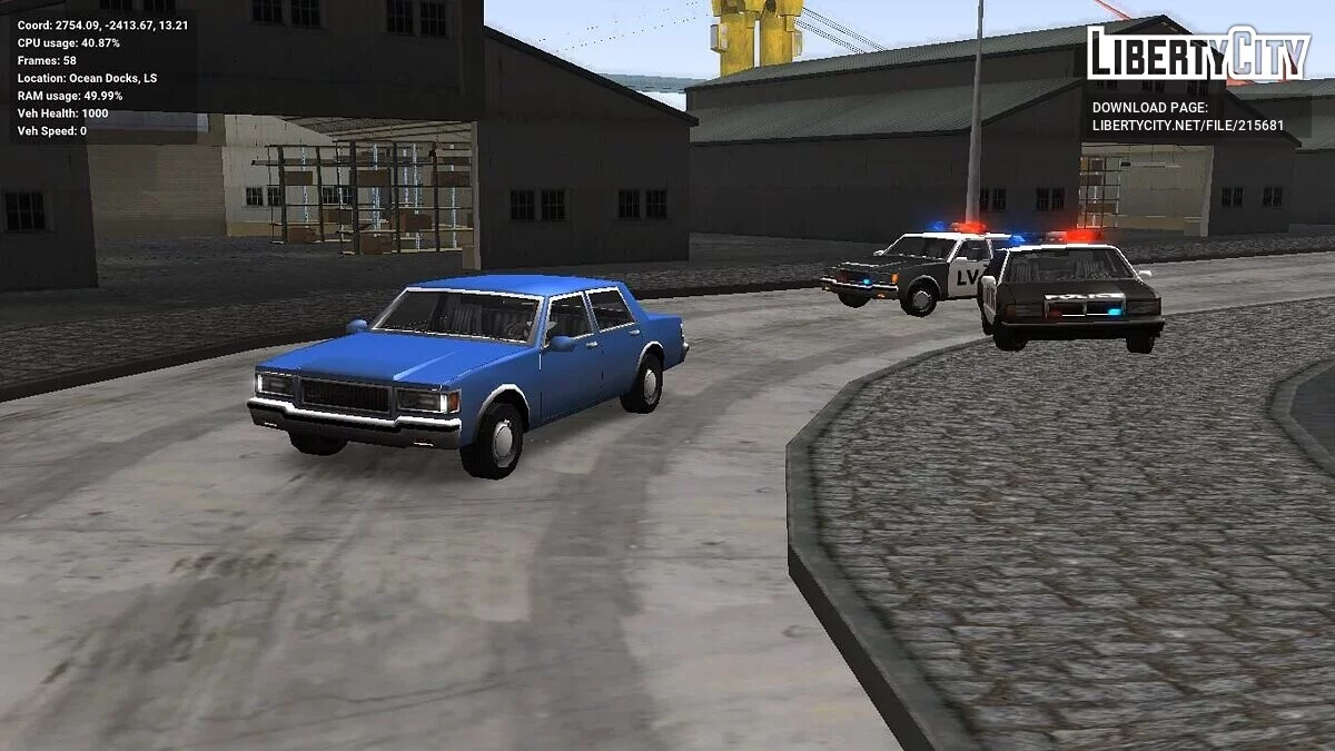 Declasse Premier 1989 (copcarvg Сivilian) / GTA San Andreas