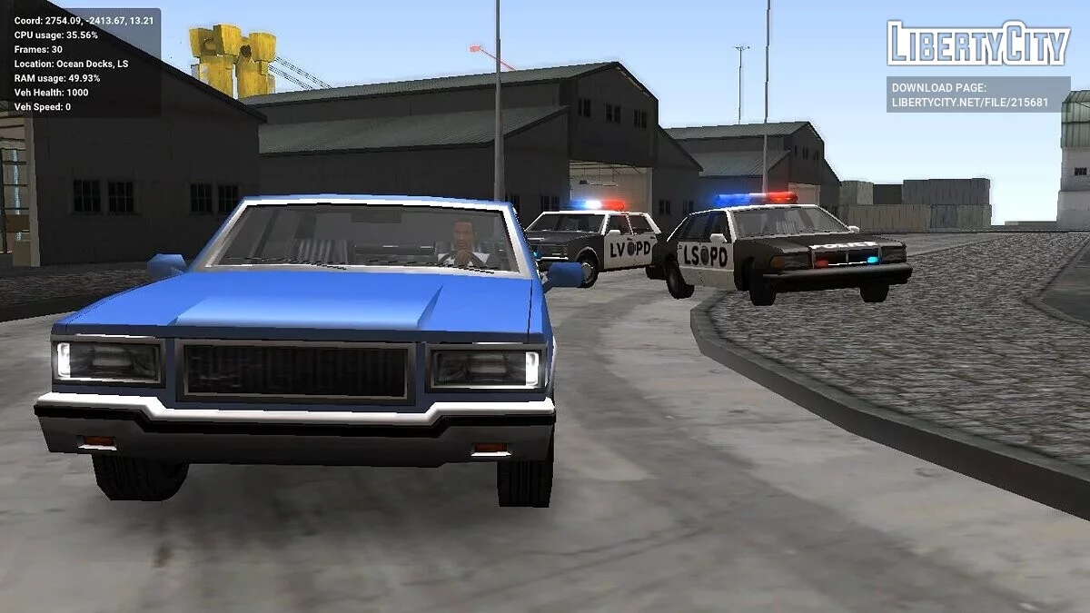 Declasse Premier 1989 (copcarvg Сivilian) / GTA San Andreas