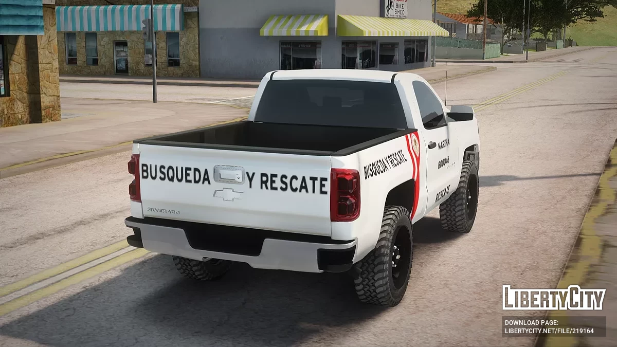 Chevrolet Silverado Busqueda y Rescate SEMAR / GTA San Andreas