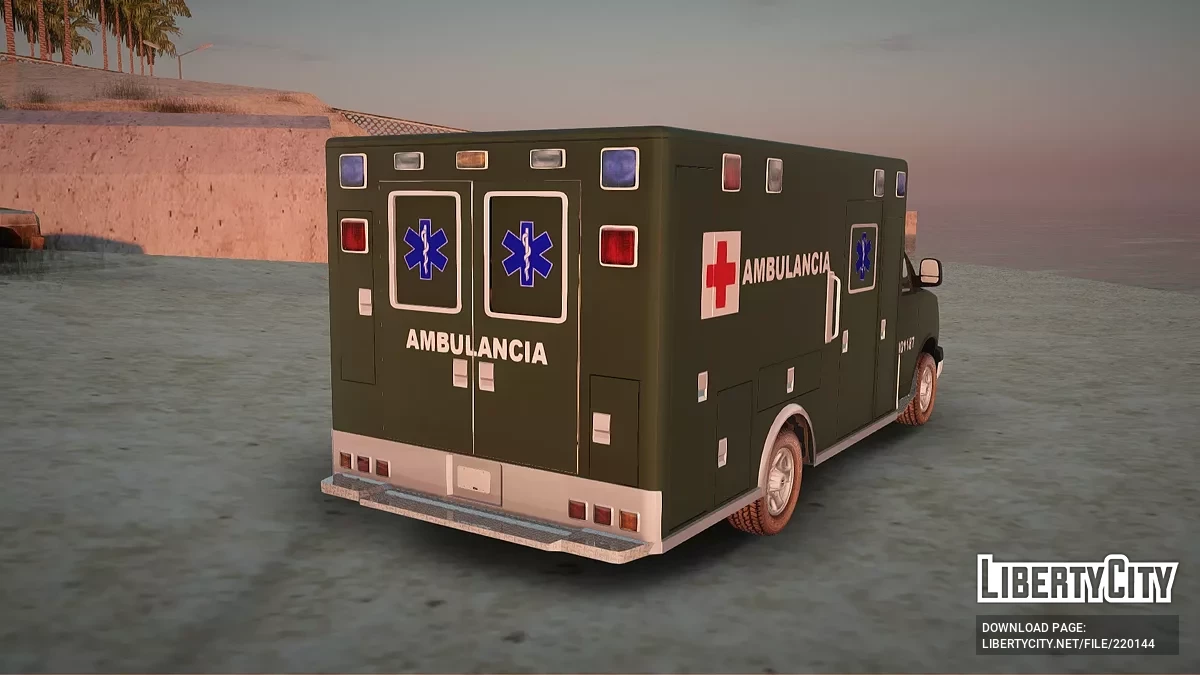 Ambulancia Chevrolet Sanidad Militar / GTA San Andreas