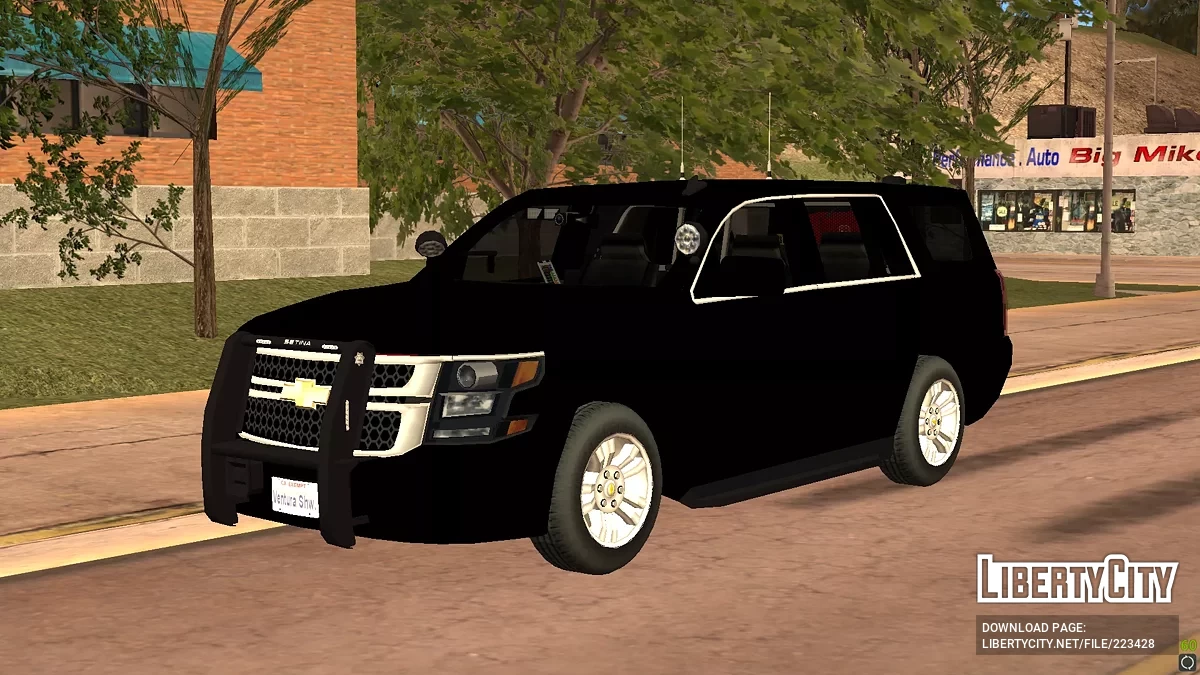Chevrolet Tahoe '18 VCSO Unmarked / GTA San Andreas