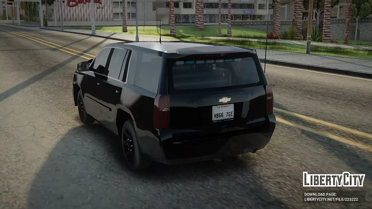 雪佛兰 Tahoe 2015 无标记 [AVS] / GTA San Andreas