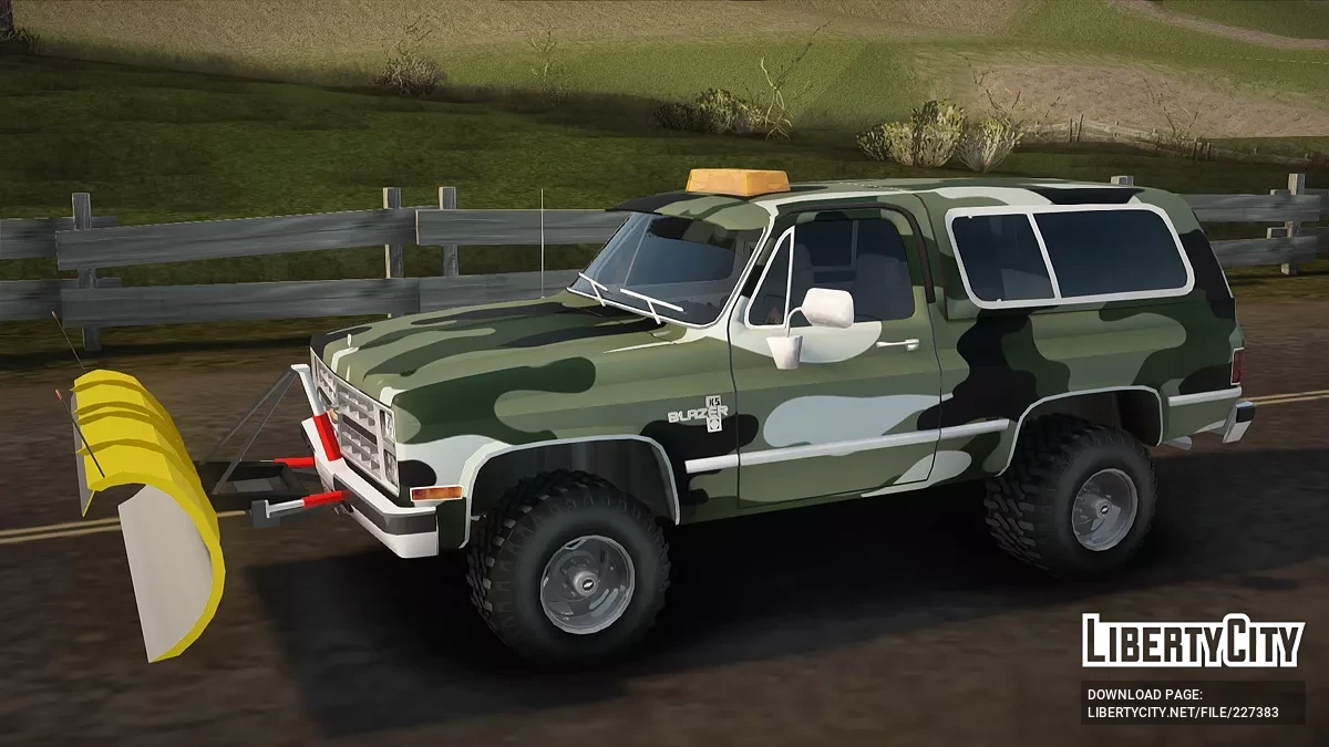 Chevrolet Blazer Limpador de Neve / GTA San Andreas