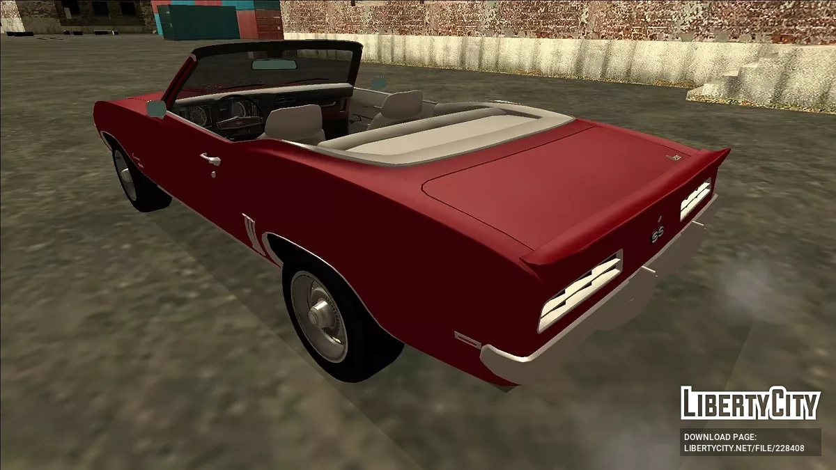 Chevrolet Camaro SS 350 Convertible 1969 / GTA San Andreas