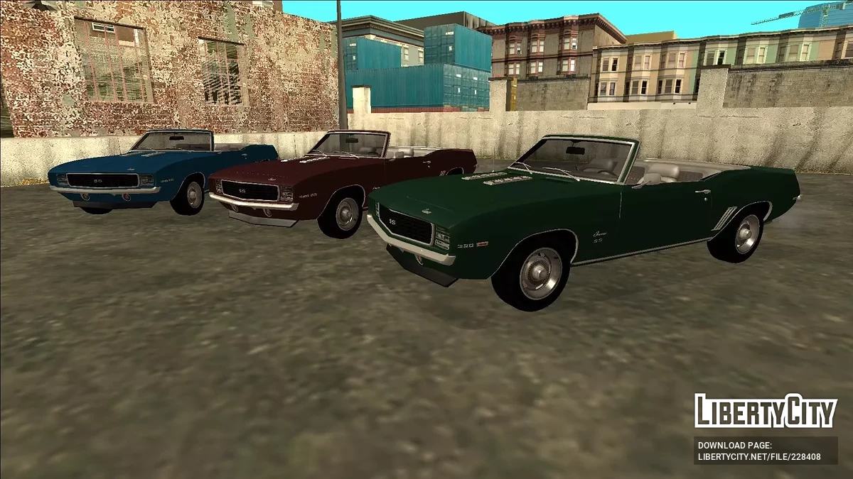 Chevrolet Camaro SS 350 Convertible 1969 / GTA San Andreas