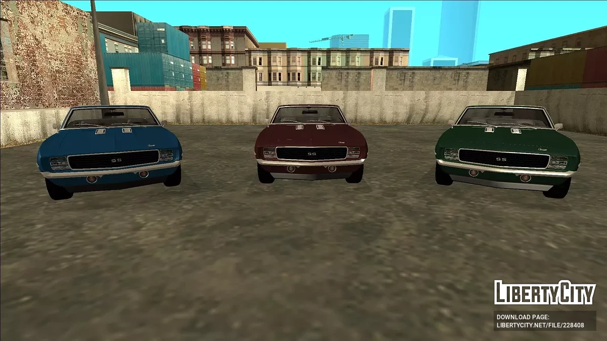 Chevrolet Camaro SS 350 Convertible 1969 / GTA San Andreas