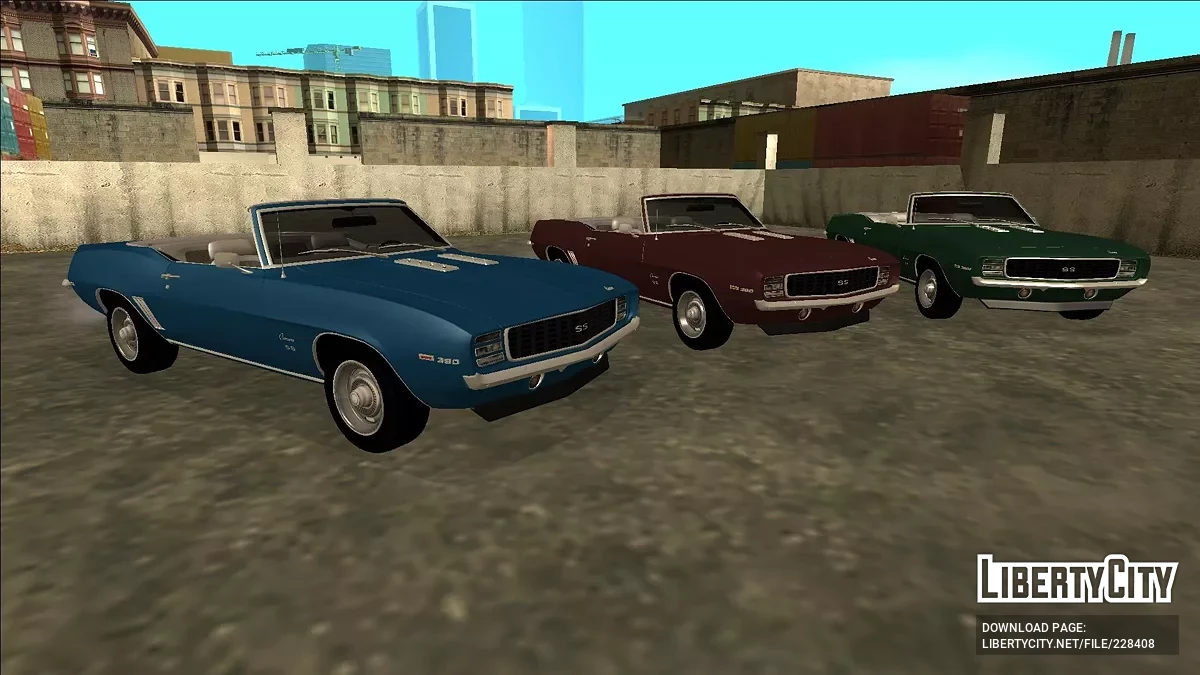 Chevrolet Camaro SS 350 Convertible 1969 / GTA San Andreas