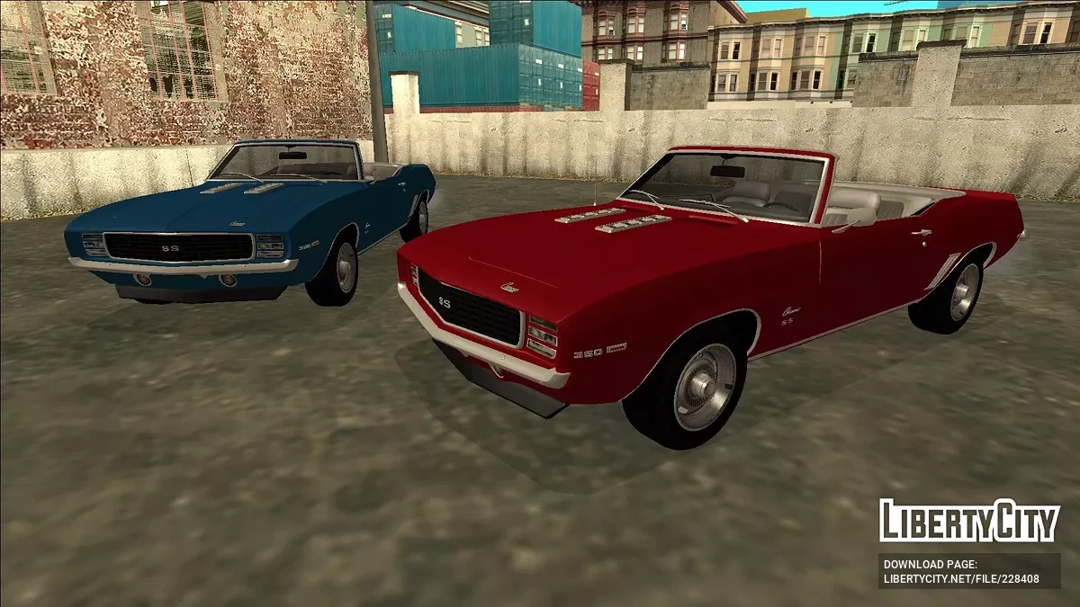 Chevrolet Camaro SS 350 Convertible 1969 / GTA San Andreas