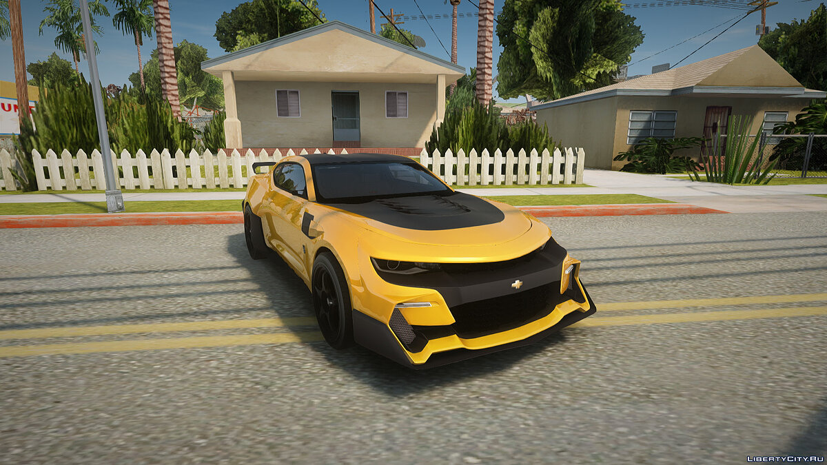 Download Chevrolet Camaro SS 2016 Bumblebee TF 5 for GTA San Andreas