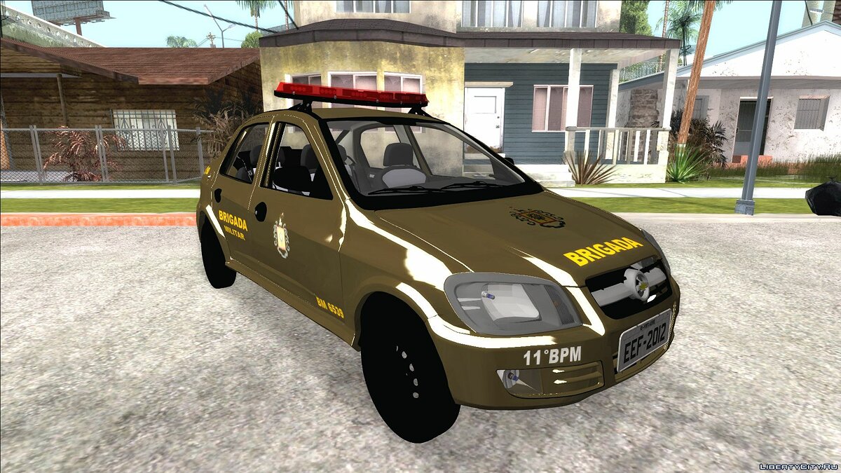 Download Chevrolet Prisma Brazilian Police for GTA San Andreas