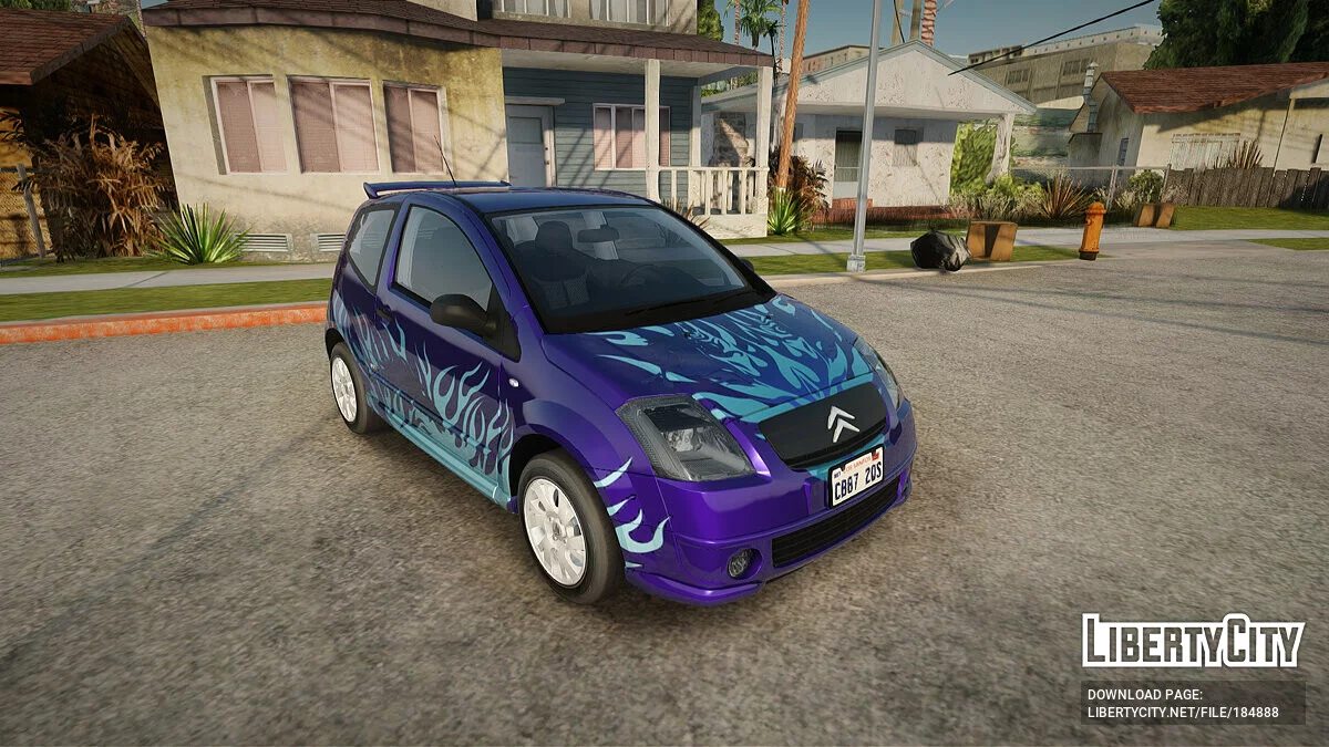Citroën C2 VTR Tunable / GTA San Andreas