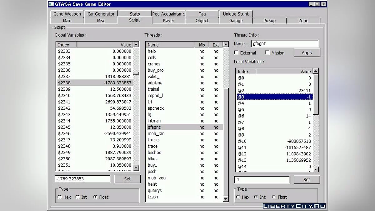 Редактор збережень GTA San Andreas 100 / GTA San Andreas