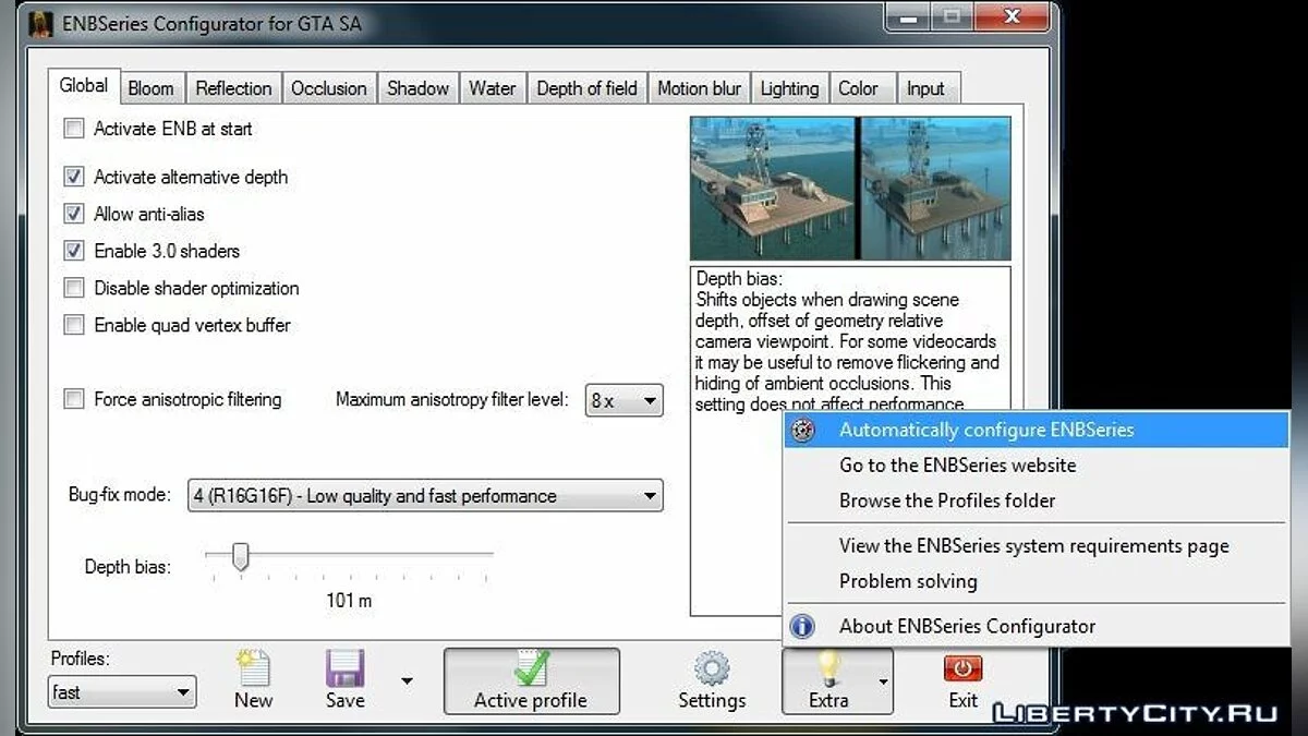 ENBSeries Configurator / GTA San Andreas