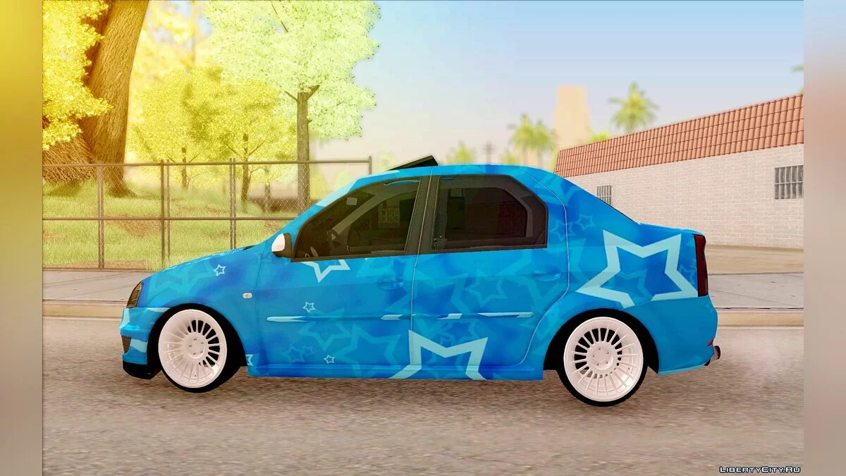 Dacia Logan Estrella Azul / GTA San Andreas