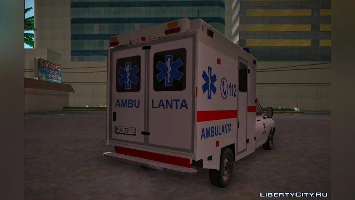 2002 Dacia Papuc - Ambulanta / GTA San Andreas