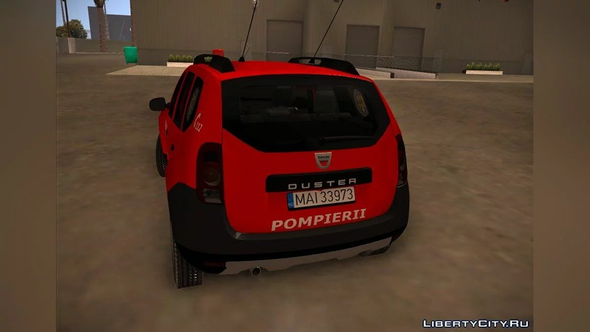 2016 Dacia Duster Firefighters / GTA San Andreas