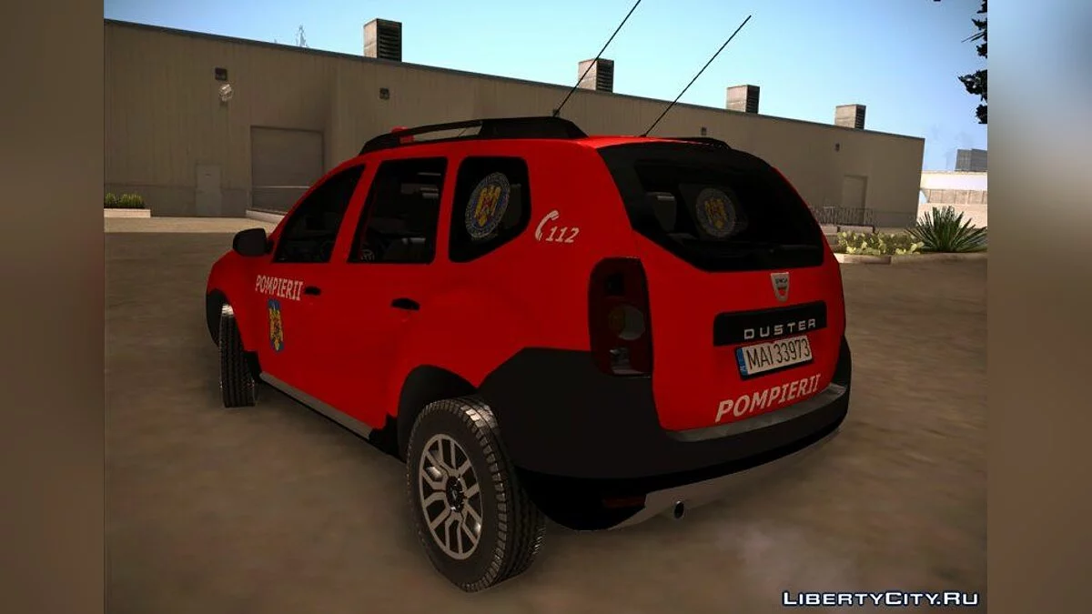 2016 Dacia Duster Firefighters / GTA San Andreas