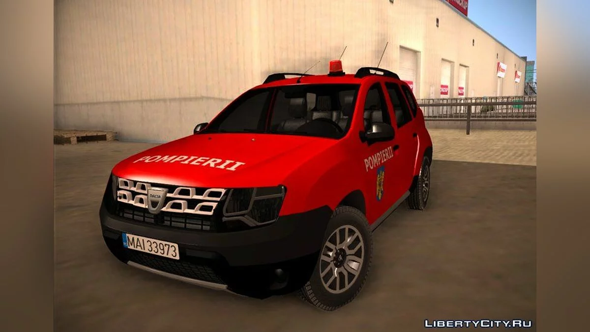 2016 Dacia Duster Firefighters / GTA San Andreas
