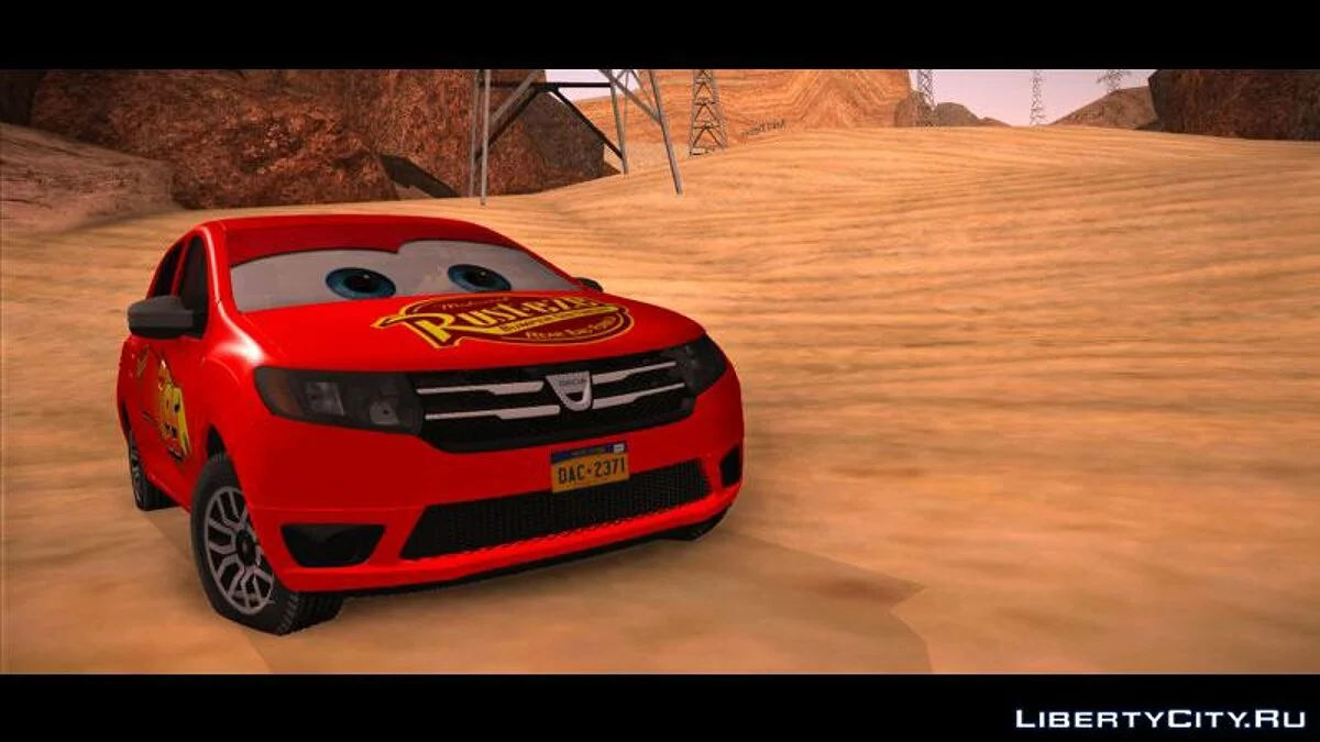 Dacia Logan 2 2016 - Lightning Mcqueen / GTA San Andreas