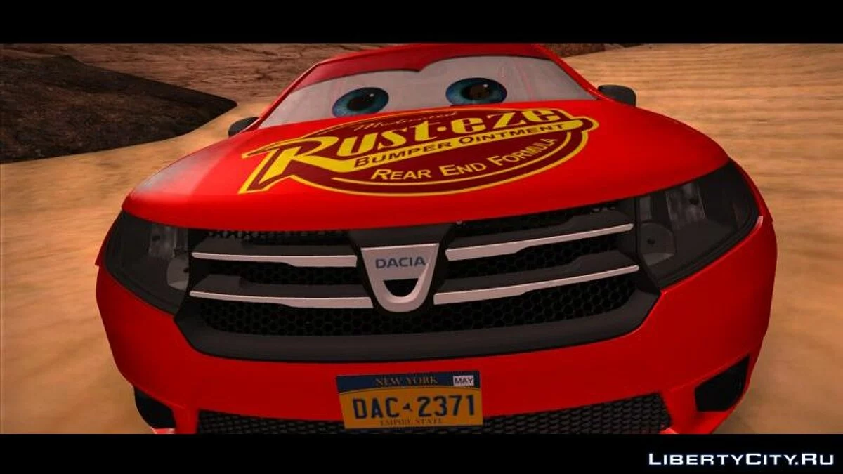 Dacia Logan 2 2016 - Lightning Mcqueen / GTA San Andreas