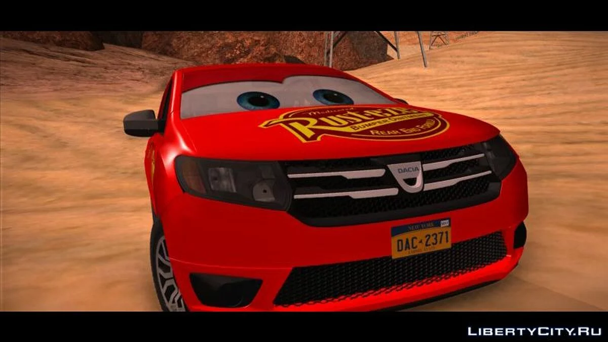 Dacia Logan 2 2016 - Lightning Mcqueen / GTA San Andreas