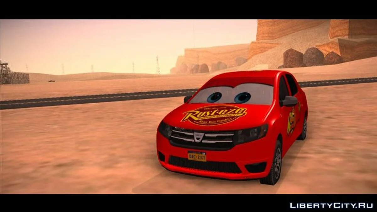 Dacia Logan 2 2016 - Lightning Mcqueen / GTA San Andreas
