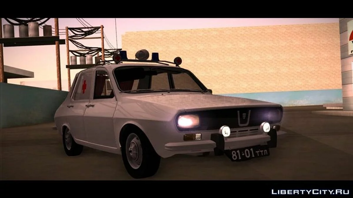 1971 Dacia 1300 - Soviet Medical Service (Ambulance) / GTA San Andreas