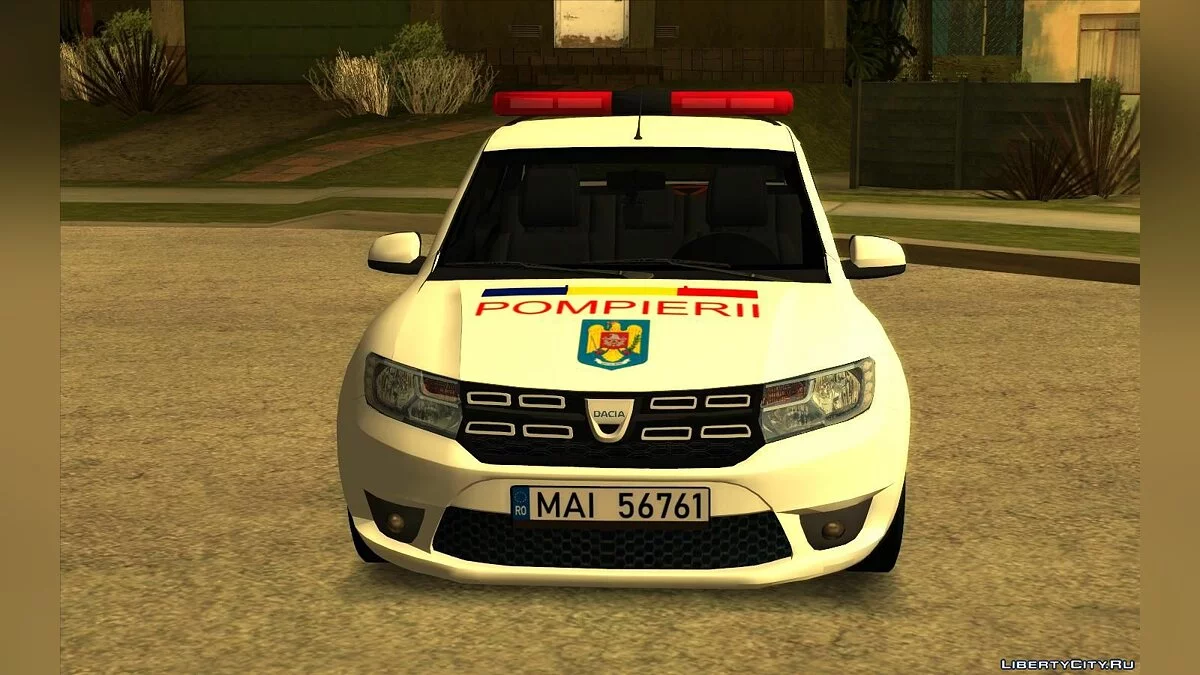 Dacia Logan - Fire Service / GTA San Andreas