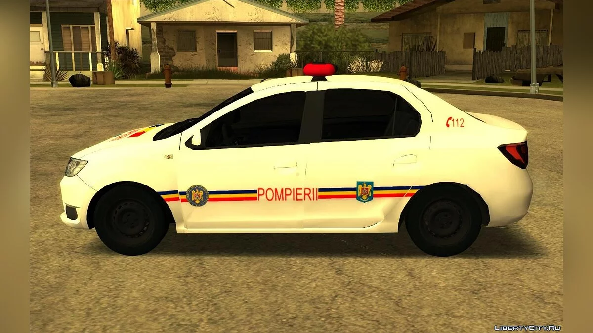Dacia Logan - Fire Service / GTA San Andreas