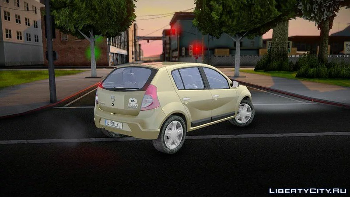 Dacia Sandero 2008 Джеймс Мей / GTA San Andreas