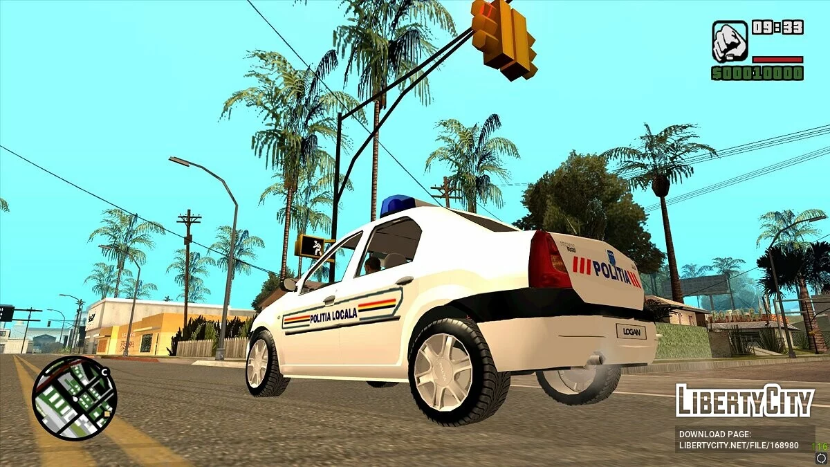 Dacia Logan - Romanian Police / GTA San Andreas