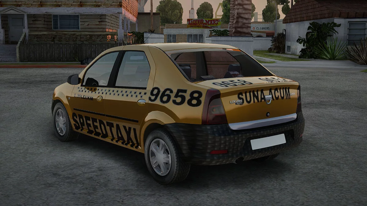 Dacia Logan Speed Taxi / GTA San Andreas