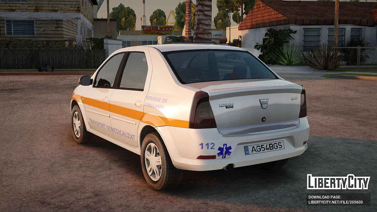 Dacia Logan Facelift Ambulanta / GTA San Andreas