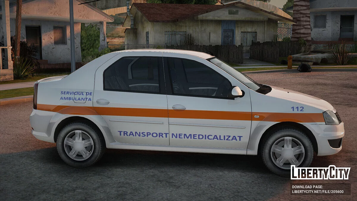 Dacia Logan Facelift Ambulanta / GTA San Andreas
