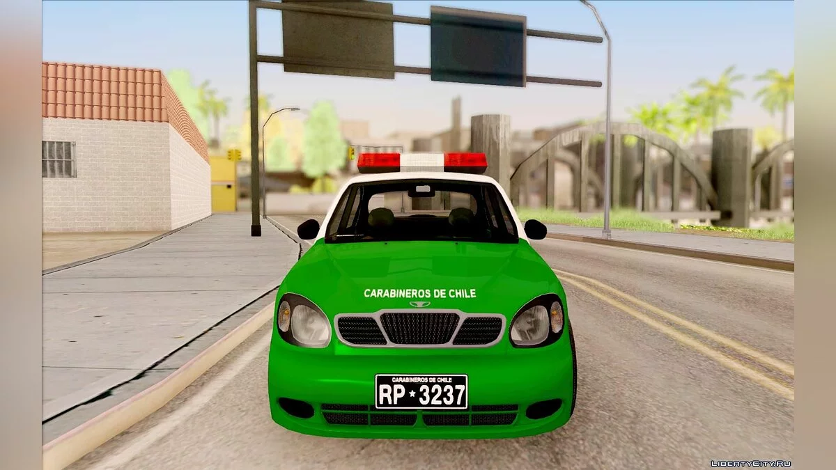 Daewoo Lanos De Carabineros De Chile / GTA San Andreas