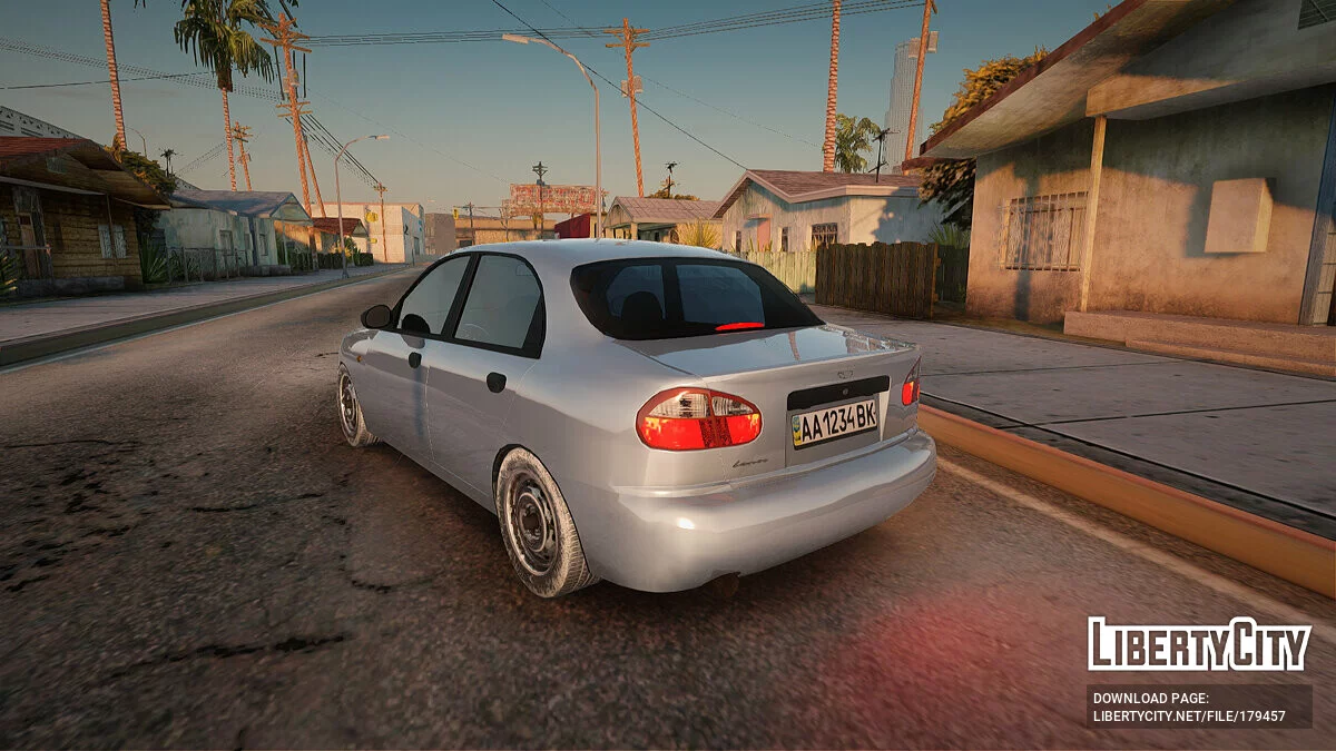 Daewoo Lanos 2001 Winter / جي تي إيه سان أندرياس