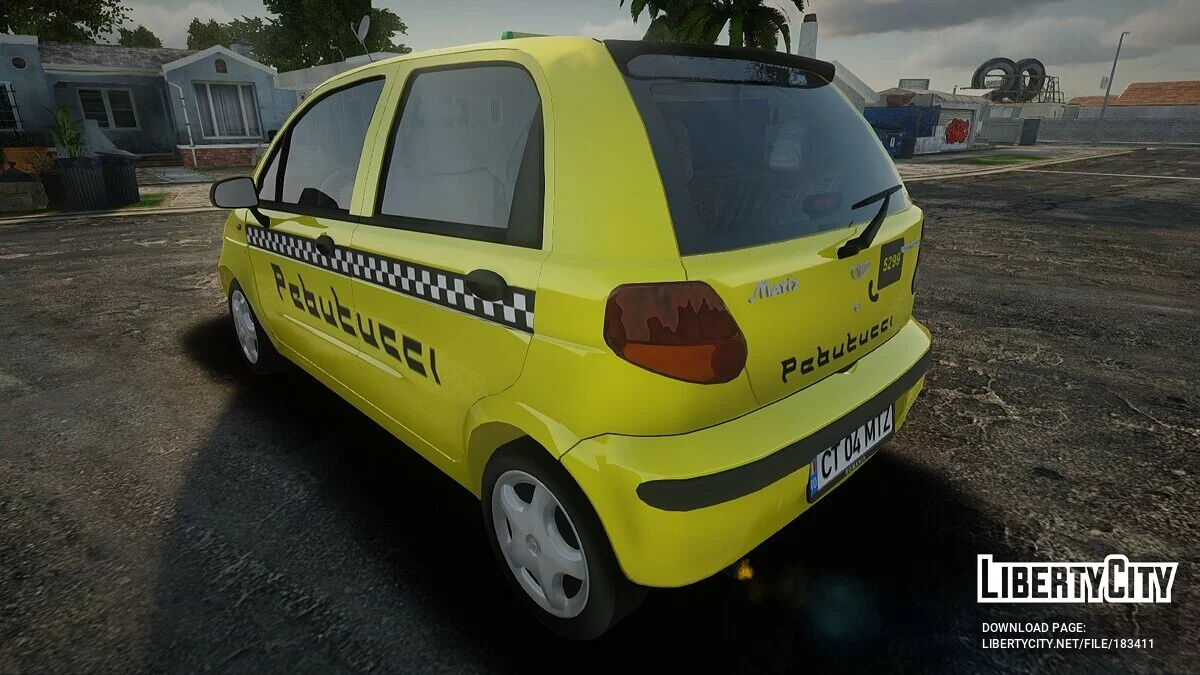 Daewoo Matiz Taxi Pebutucci / GTA San Andreas