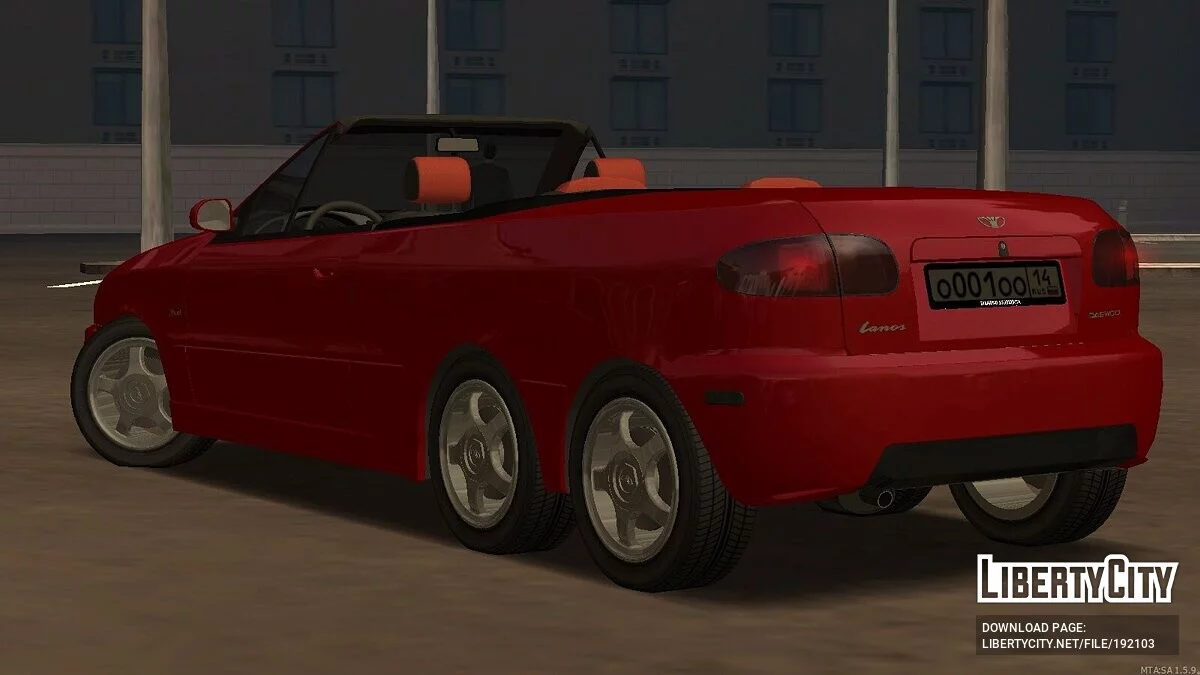 Daewoo Lanos 6x6 / GTA San Andreas