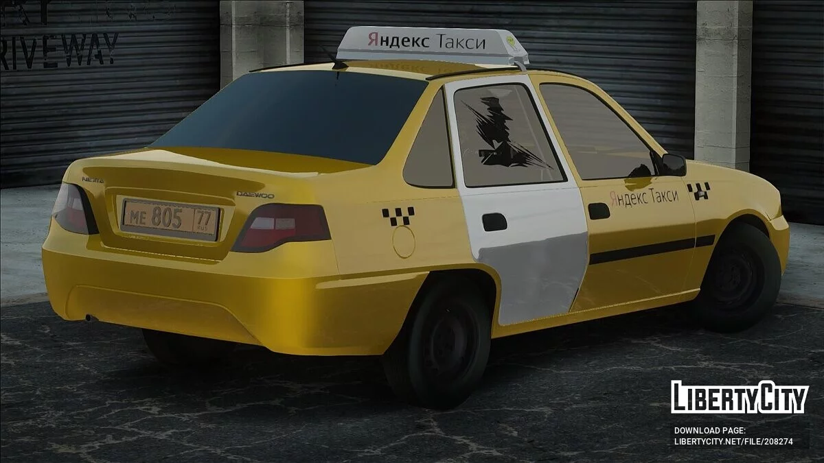 Daewoo Nexia Yandex Taxi (2012-2015) / GTA San Andreas