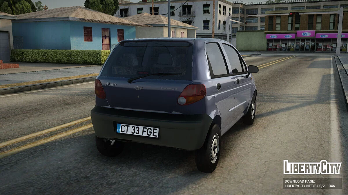 Daewoo Matiz (Romanian Plates) / GTA San Andreas