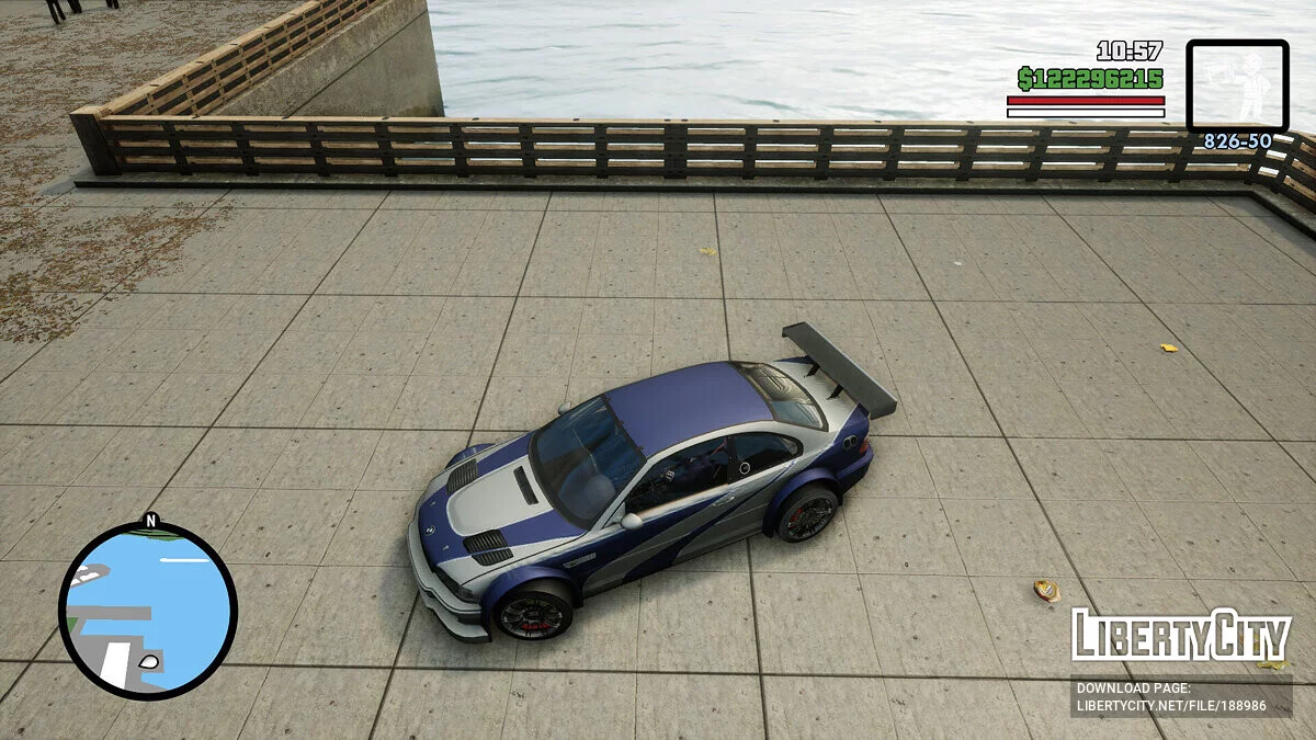 BMW M3 GTR (E46) from Need For Speed: Most Wanted (OLD) / GTA San Andreas: The Definitive Edition
