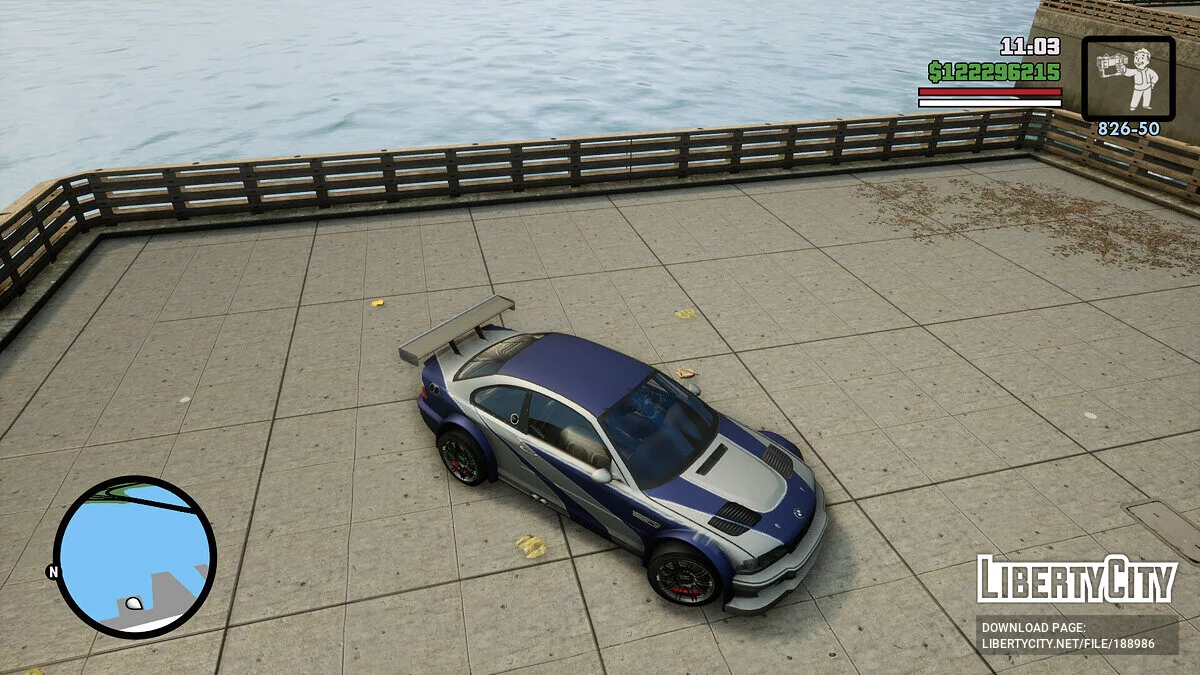 BMW M3 GTR (E46) from Need For Speed: Most Wanted (OLD) / GTA San Andreas: The Definitive Edition