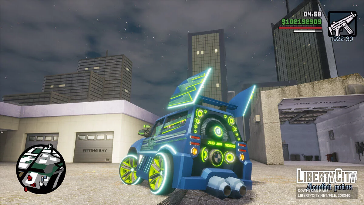 Neon Auto BMW X6 M1000 (OLD) / GTA San Andreas: Die endgültige Edition